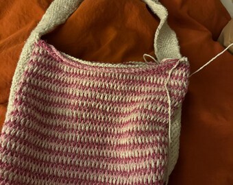 Tunisian crochet tote bag (pattern only)