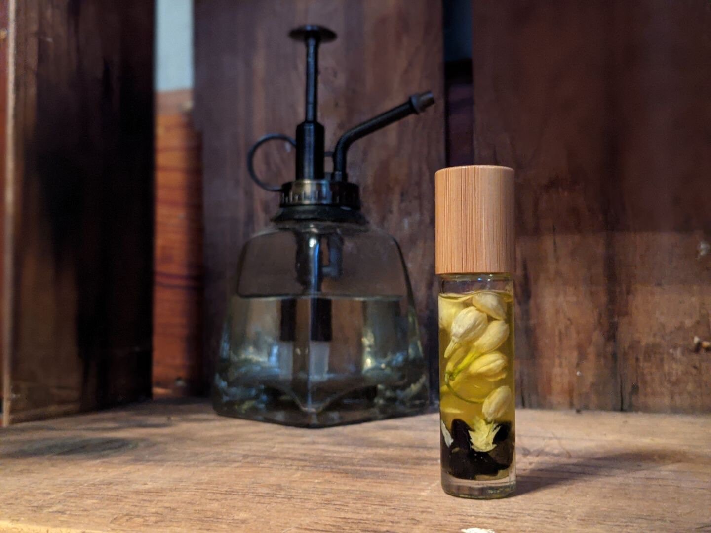 Essential Oil Rollers infused with crystals and herbs for Etsy