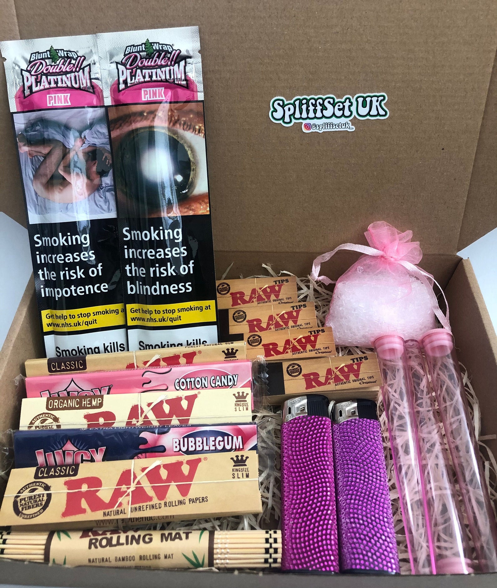 Pink Stoner Kit Smokers Gift Set 420 Supplies Stoners Gifts Etsy