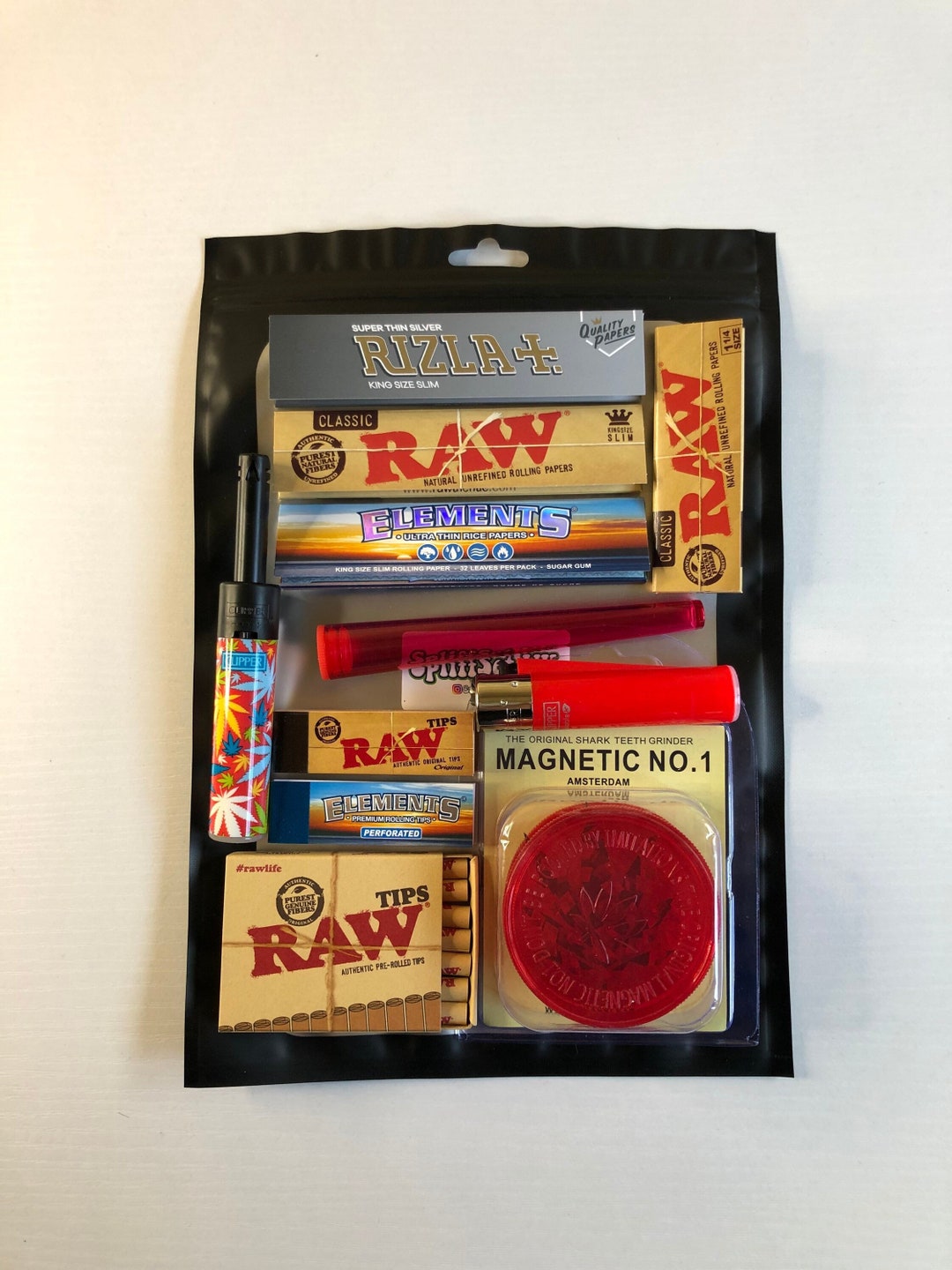 Stoner Essentials Kit 420 Gift Set Rolling Papers Grinder Doob Etsy