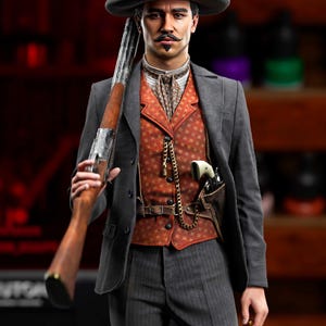 1/8th Scale Doc Holliday Resin Model Kit From Tombstone Movie