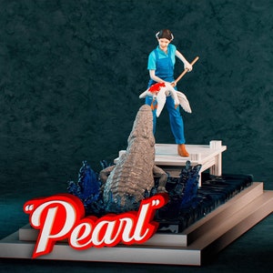 1/8th Scale Pearl/Alligator Movie &quot;Pearl: An X-Traordinary Story&quot; Resin Model kit