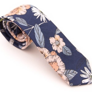 Men's Tie in Aloha Floral Men's Tie in Floral Floral Tie Men's Ties Floral Ties For Men Men's Tie  Men's Floral Tie Skinny Tie Ties For Men