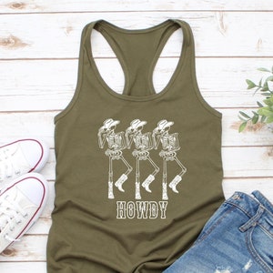 Howdy Tank, Country Music Shirt, Nashville Music Shirt, Nashville Girls Trip Shirt, Country Concert Tank Top, Western Girls Trip Outfit