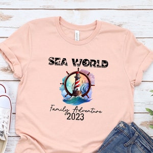 Sea World Family Adventure 2025 Shirt, Sea World Matching Shirts, Sea World Family Adventure Group Shirts, Family Vacation, Family Trip Tee