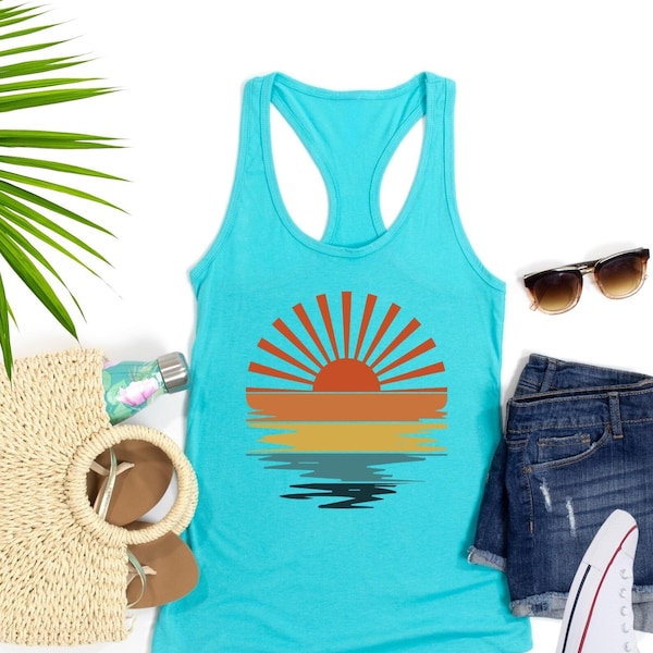 Beach Tank Top - Etsy