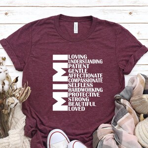 Mimi Shirt, Mimi Gift, Grandma Shirt, Gift for Mimi, Mothers Day Shirt, Pregnancy Announcement Grandparents, Best Mimi, Mothers Day Gift Tee