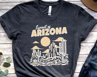 Arizona Sunset T-Shirt: Grand Canyon State Souvenir