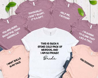 Bridesmaid sayings for t shirts Clearance