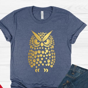 Cute Owl Shirt, Animal Lover Shirt, Owl T-Shirt, Gift for Animal Lovers, Shirts for Women,  Cute Animal T Shirt, Bird Family Shirt