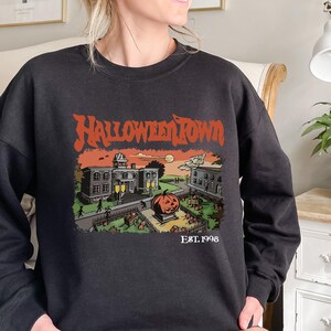 Halloweentown Est 1998 Sweatshirt, Retro Halloweentown Sweatshirt, Fall Sweatshirt, Vintage Halloween Sweatshirt, Halloweentown University