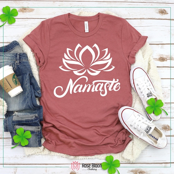 Namaste Yoga Sloth T-Shirt: Women's Meditation Relax Shirt