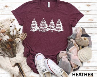 Christmas Pine Tree Shirt: Nature Lover Gift Tee