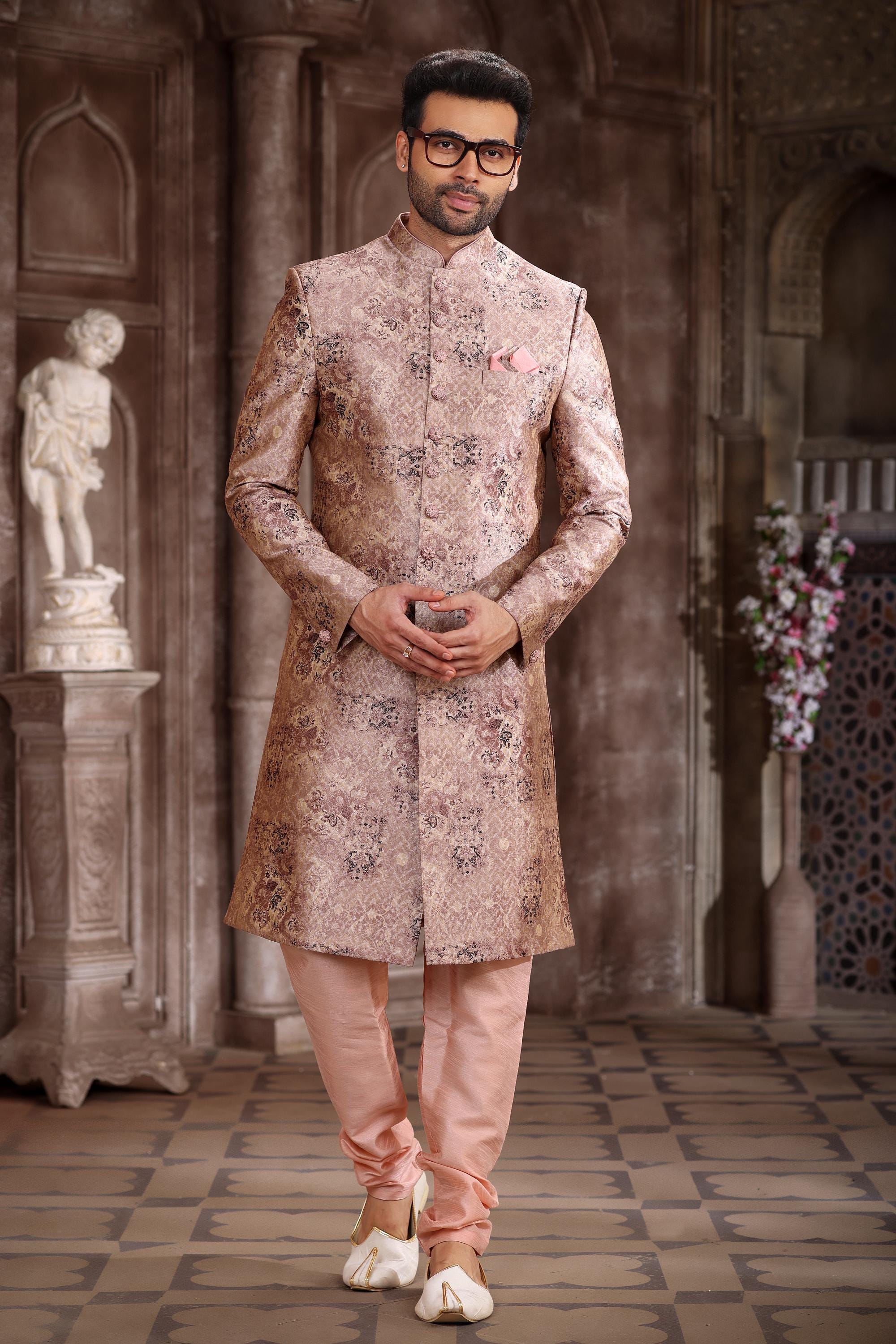 Bengali Wedding Biyer Sherwani Sherwani Shop Designer Sherwani For