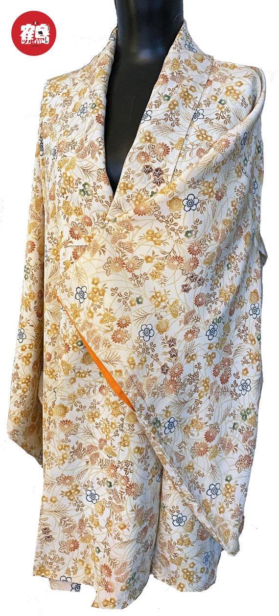 Chirimen Kimono - short