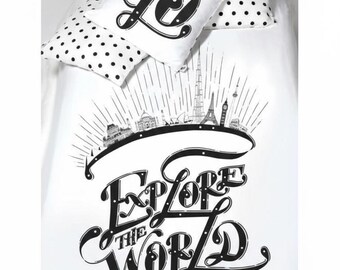 Kids Bedding Organic Cotton Full/Double Size Duvet Set: Explore The World Design