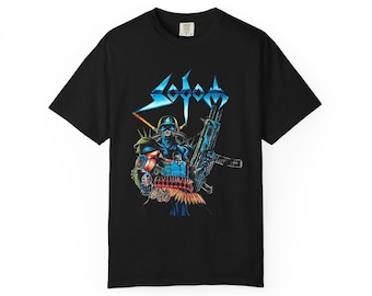 Camiseta unisex de soldado de thrash metal de Sodom