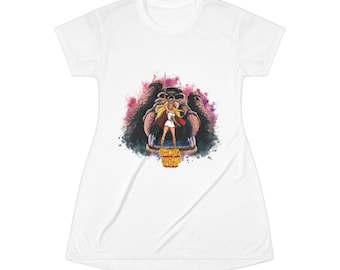 Vestido camiseta de She-Ra / Los Amos del Universo