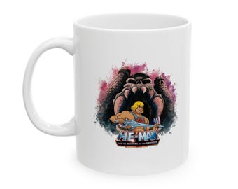 Taza de cerámica de He-Man y los Amos del Universo