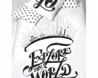 Kids Bedding Organic Cotton Duvet Set / Explore The World Design