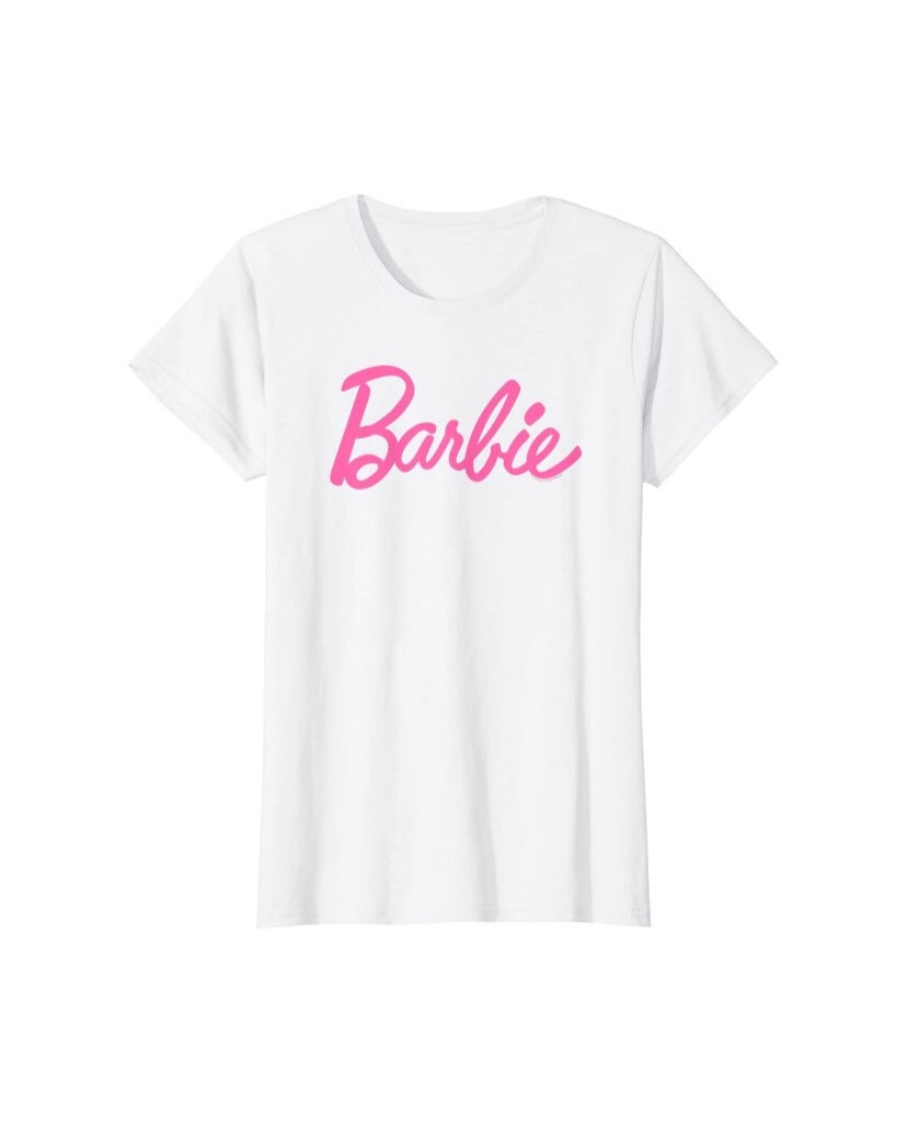 Barbie Shirt Cute White Barbie Tee Shirt Barbie T Shirt - Etsy