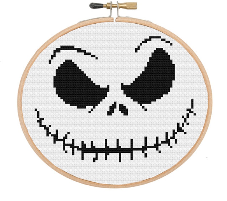 Beginner/simple Cross Stitch Pattern Nightmare Before Christmas Etsy