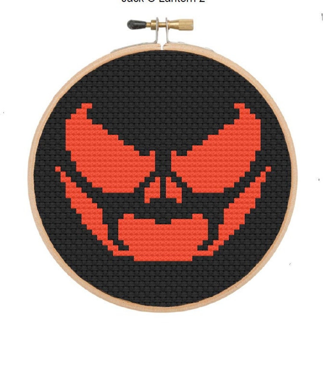 Easy Jack O Lantern Mini Cross Stitch Pattern 2 - Etsy