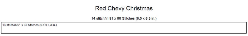 Christmas Tree in Vintage Chevrolet Truck Cross Stitch Pattern - Etsy