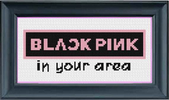 Blackpink in Your Area Cross Stitch Kpop PATTERN ONLY - Etsy
