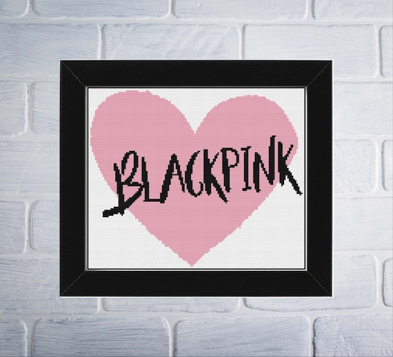 Blackpink Cross Stitch Logo Kpop PATTERN ONLY - Etsy