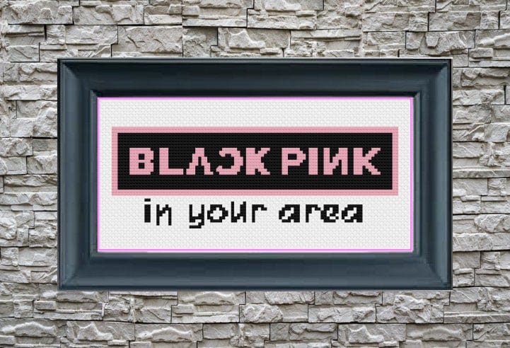 Blackpink in Your Area Cross Stitch Kpop PATTERN ONLY - Etsy