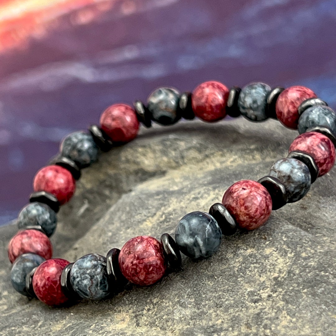 red jasper bracelet