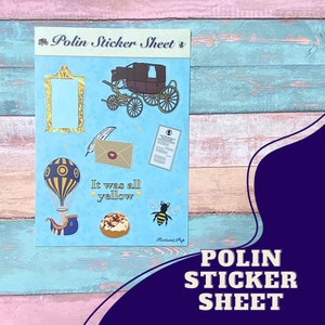 Polin | Colin and Penelope | Bridgerton Inspired Sticker Sheet