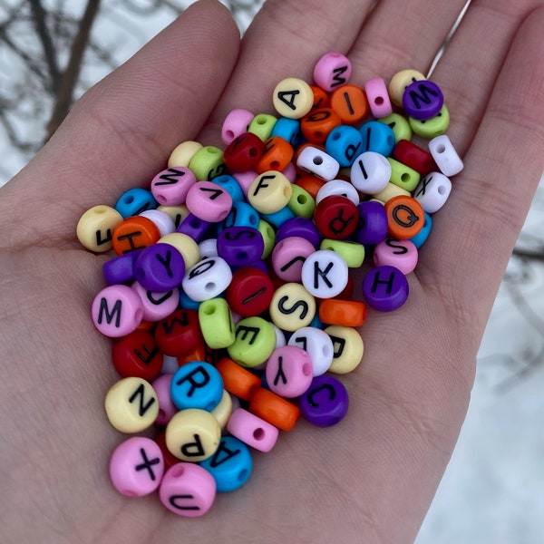 Assorted Letter Beads - Etsy