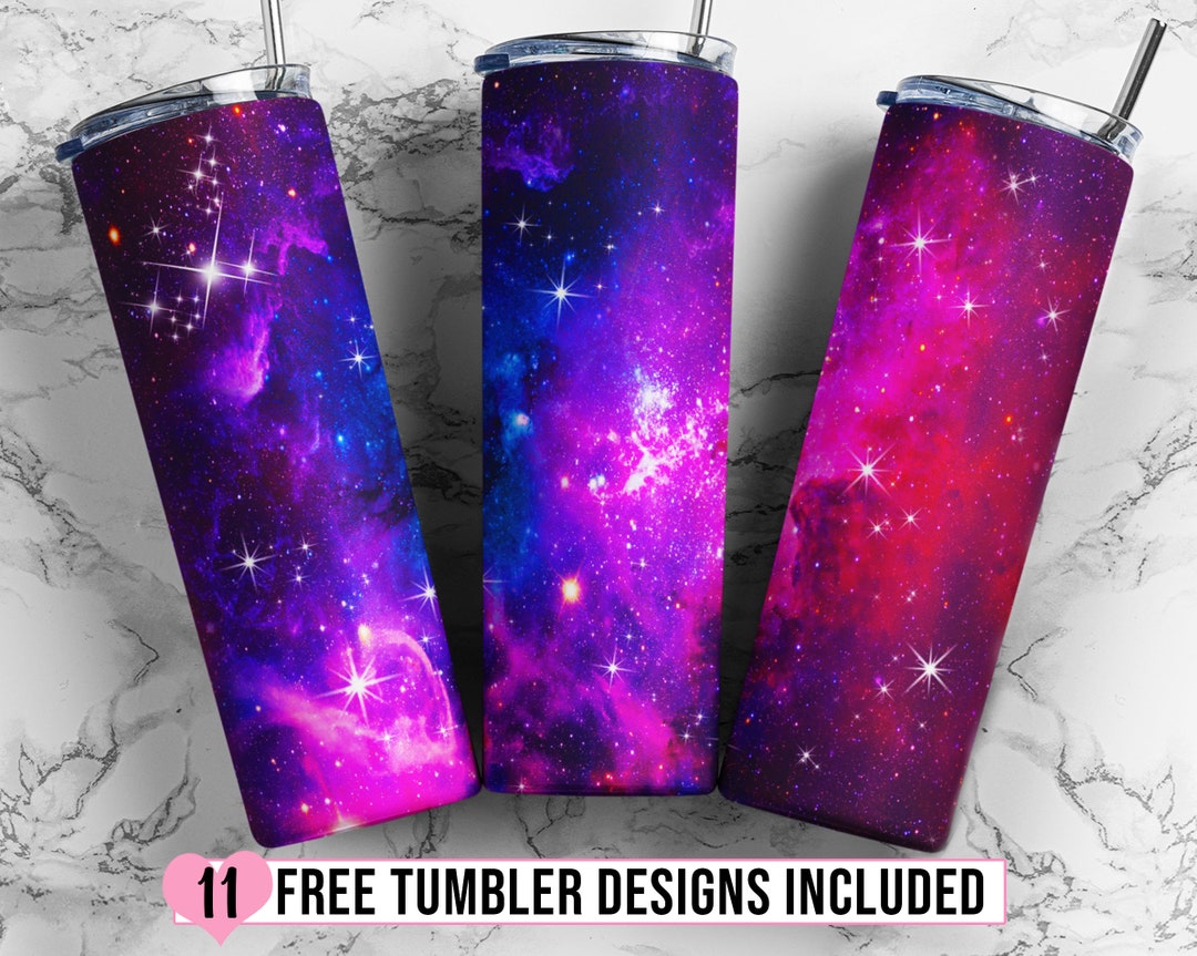 Milky Way Tumbler Wrap, Galaxy 20oz Skinny Tumbler Sublimation, Space