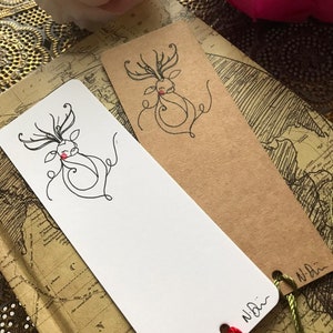 Small Dozing Deer Bookmark