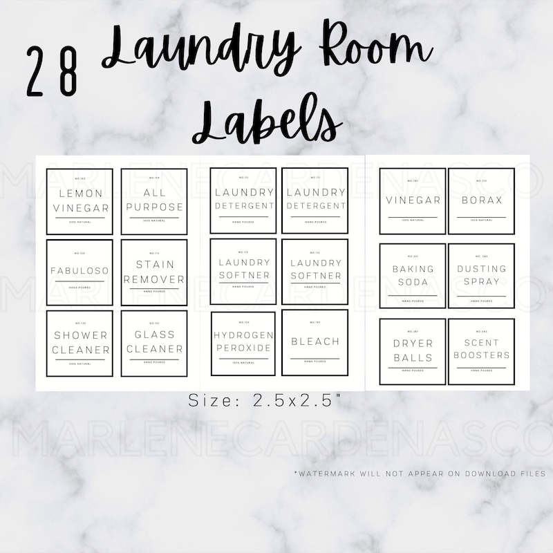 Laundry Labels - Etsy