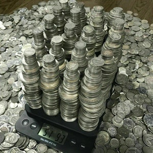 Silver Sale! Old Coin Collection Silver Half Dollar Bullion US 90% Estate Lot ~ Own A Part of this Collection ~
