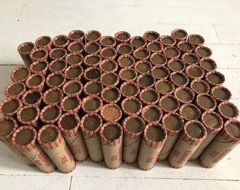 ESTATE Sale ~ Rolls of Unsearched Wheat Pennies ~ Circulated AG-AU ~ Nice Rolls!