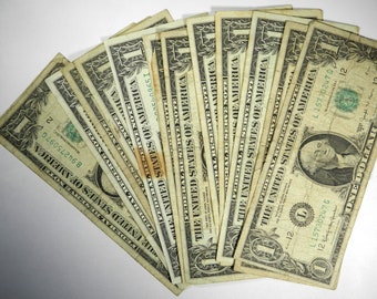 1963-BOne Dollar Bill Federal Reserve Note ~ 'Barr' Note ~ Circulated ~ Joseph W. Barr Signature!