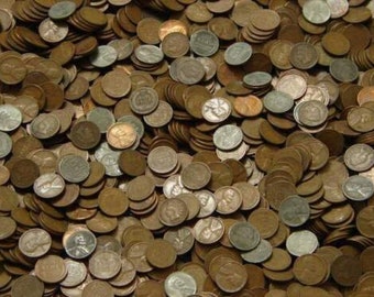 1LB Pound Unsearched Wheat Cents Lincoln Pennies Estate Sale Coins Lot 1909-58
