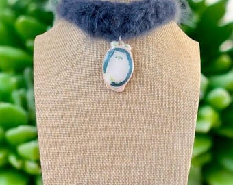Kitty Choker • Necklace with cat pendant • Cute Cat Fairy Choker