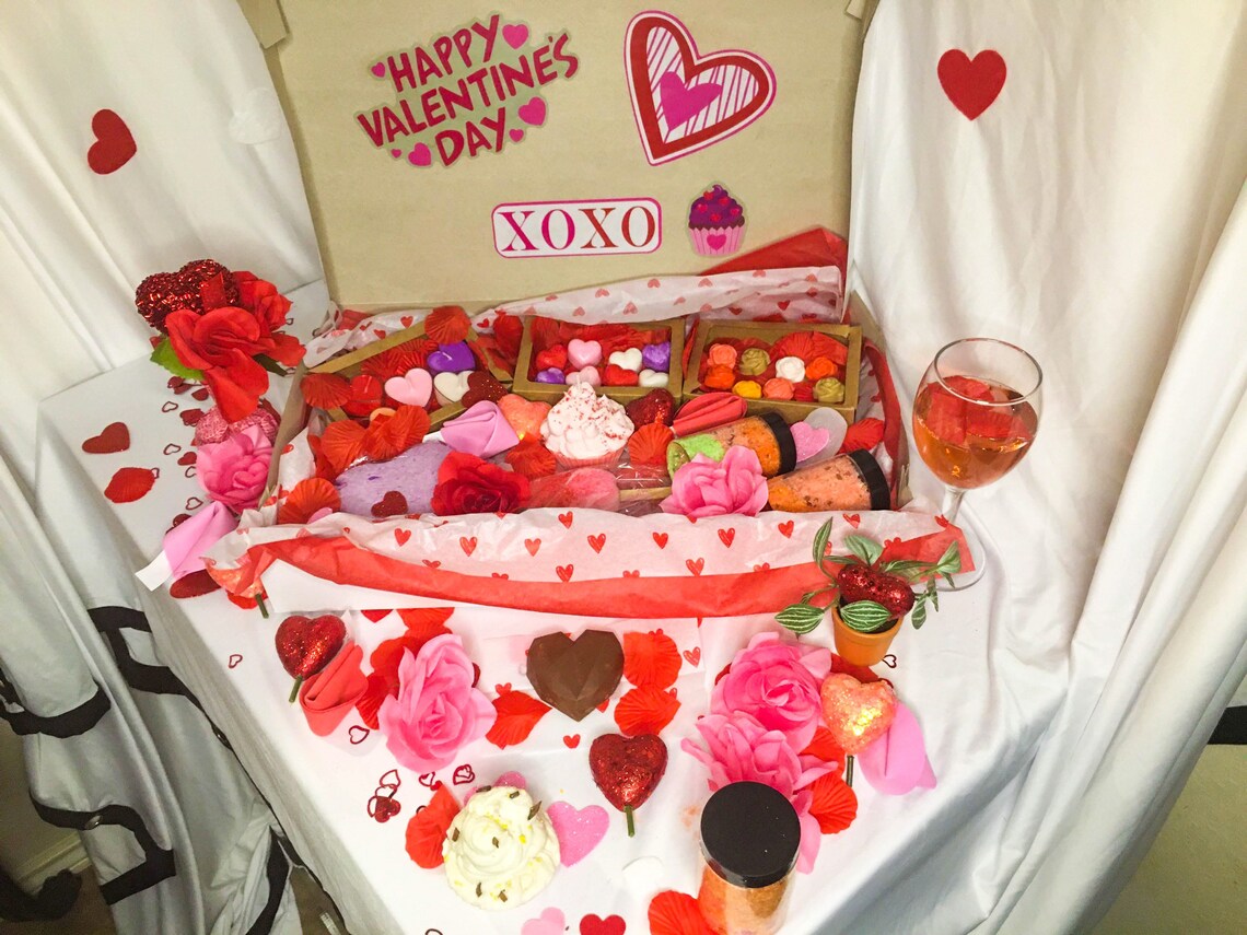 Valentinstag Thema Spa Tag Geschenk-Box | Etsy