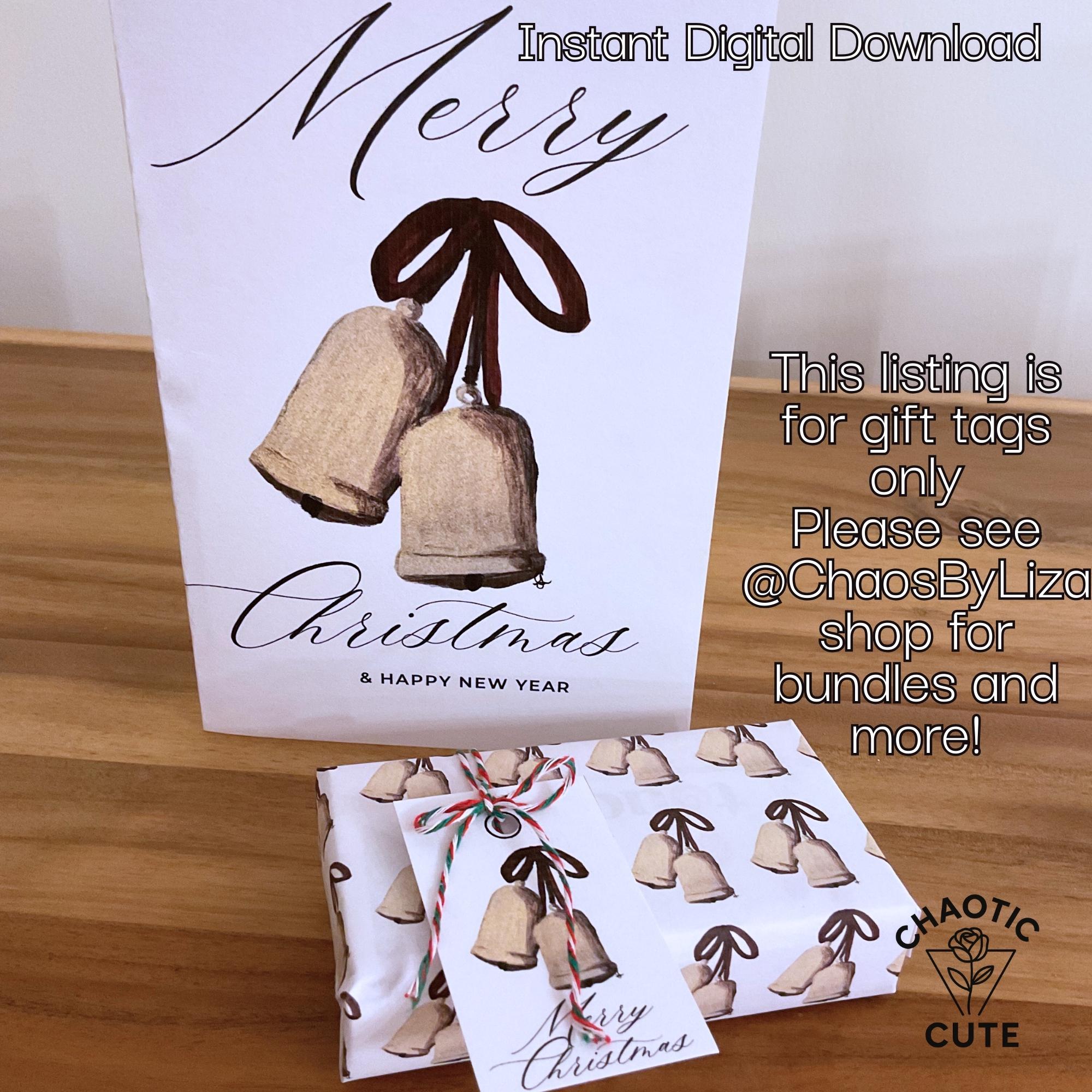 Bell Gift Labels – Hand-painted Sheet - Etsy