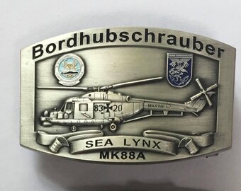 SEA LYNX MK88A - MFG5 Nordholz - belt buckle antique silver solid