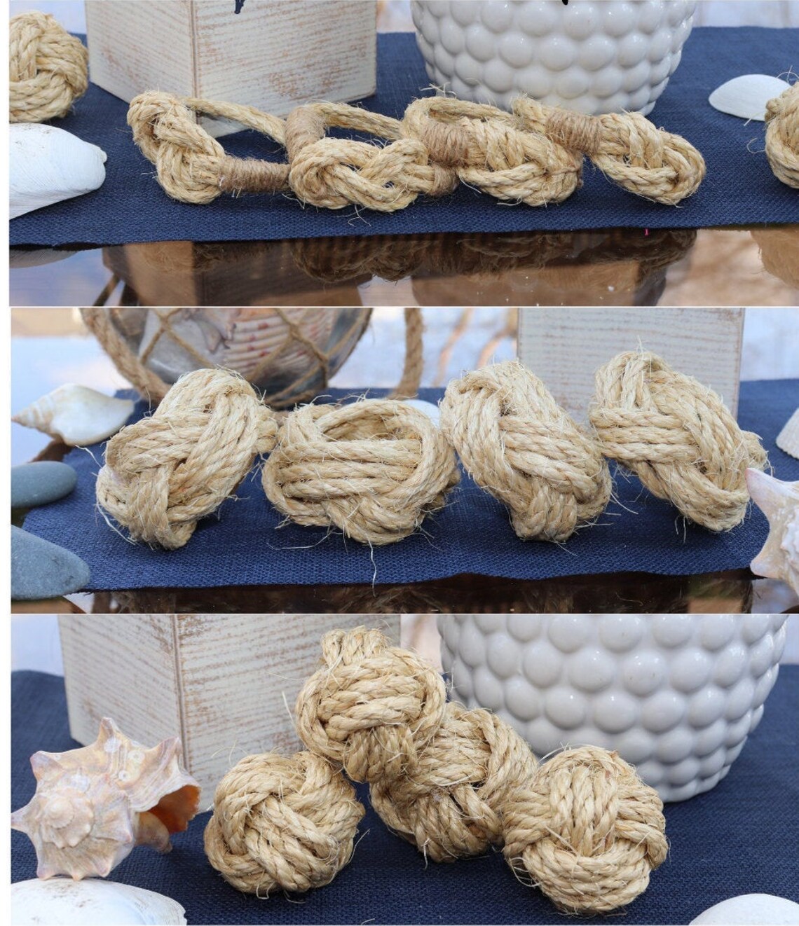 Nautical Rope Decor Tired Tray Decor Table Runner Rope Etsy