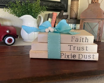 Faith Trust Pixie Dust | Book Stack | Farmhouse Books | Stamped Books