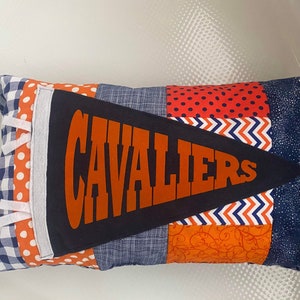 Cojín de banderín, Cojín universitario, Regalo de graduación, Dormitorio, Cojín de equipo