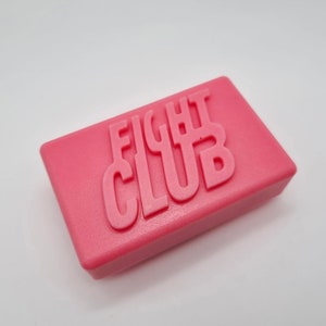 Handmade &#39;Tyler Durden Fight Club&#39; Novelty Soap - Vegan Cruelty Free Gift - Film Memorabilia - Fathers Day / Birthday / Husband / Dad Gift