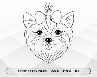 Download Mandala Yorkie Svg Etsy